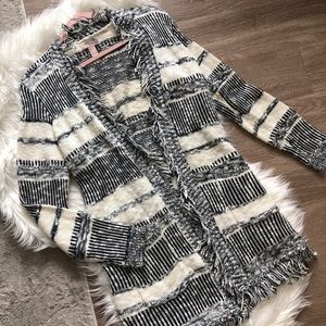 Forever 21 cardigan with fringe detail (L)
